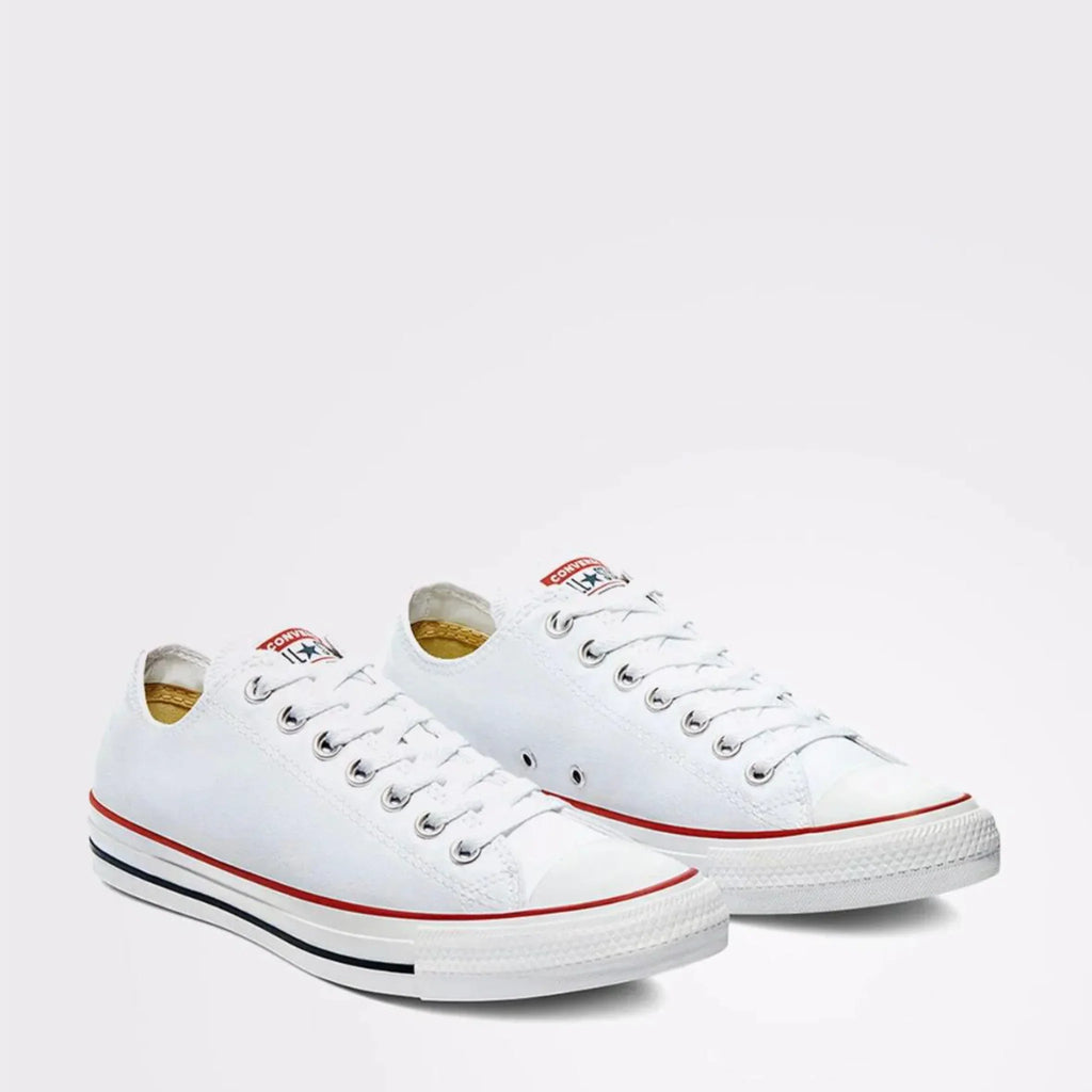 Converse White Low-Tops